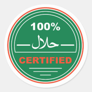 Halal-gecertificeerde Sticker