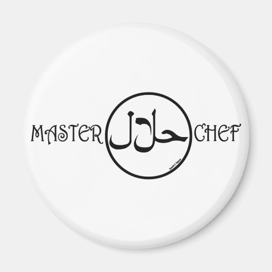 Halal Masterchef Magneet (Voorkant)