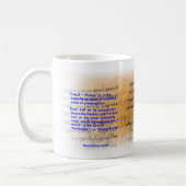 Halal / Opheffen in het paleo-Hebreeuwse script Koffiemok (Links)