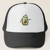 halbe Avocado mit Kern Pärchenlook Trucker Pet (Voorkant)