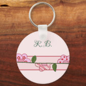 Halbe blüten personalisiert sleutelhanger (Voorkant)