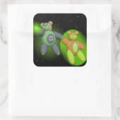 HalBeary(2) Vierkante Sticker (Tas)