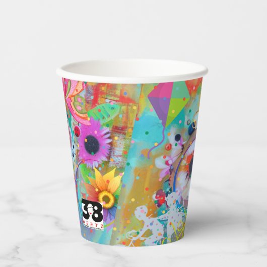 Halcyon dagen papieren bekers (Voorkant)