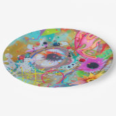 Halcyon dagen papieren bordje (Gekanteld)