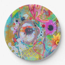 Halcyon dagen papieren bordje