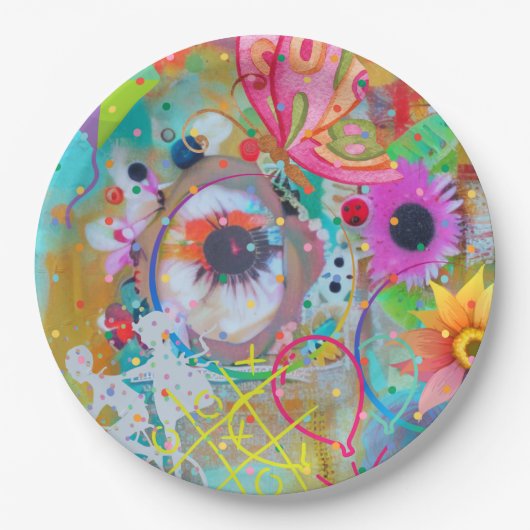 Halcyon dagen papieren bordje (Voorkant)