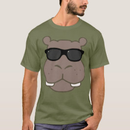 Halcyon Hippo grafisch T-shirt (vermoeidheid)