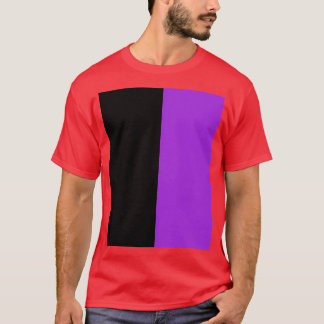 HALD Blue HALF BLACK Graphic T-shirt