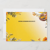 Haldi ceremonie Indiase kurkuma bruid bruidegom el Kaart (Achterkant)