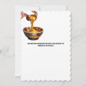 Haldi ceremonie kurkuma Indiase traditie bruiloft Kaart (Achterkant)