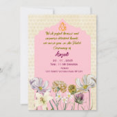 Haldi Ceremony Invitations Kaart (Voorkant)