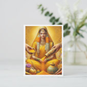 Haldi Ceremony Uitnodiging Kaart (Staand voorkant)