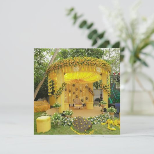 Haldi Decorate  Programmakaart (Staand voorkant)