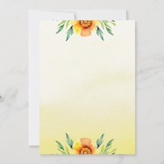 Haldi en Mehndi huwelijksklokken Indiase bruiloft Kaart (Achterkant)