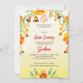 Haldi goudsbloemen en klokken Indiase bruiloft sja Kaart (Voorkant)