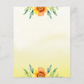 Haldi goudsbloemen klokken Indiase bruiloft budget (Achterkant)