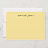 Haldi Indiase pre bruiloft ceremonie kurkuma pasta Kaart (Achterkant)