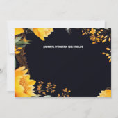 Haldi Indiase zuiveringsceremonie kurkuma bloemen Kaart (Achterkant)