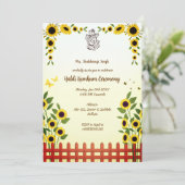 Haldi Kumkum-ceremonie Kaart (Staand voorkant)