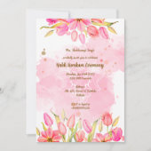 Haldi Kumkum-ceremonie Kaart (Voorkant)