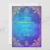 Haldi Kumkum-ceremonie Kaart (Voorkant)