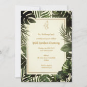 Haldi Kumkum-ceremonie Kaart (Voorkant)