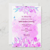 Haldi Kumkum-ceremonie Kaart (Voorkant)