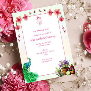 Haldi Kumkum ceremonie Kaart