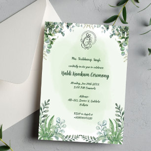 Haldi Kumkum ceremonie Kaart