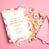 Haldi Kumkum-ceremonie Kaart