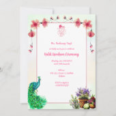 Haldi Kumkum ceremonie Kaart (Voorkant)