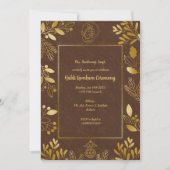 Haldi Kumkum-ceremonie Kaart (Voorkant)
