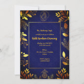 Haldi Kumkum-ceremonie Kaart (Voorkant)