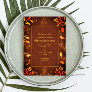 Haldi Kumkum Ceremonie Uitnodiging