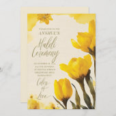 Haldi Kumkum Uitnodigingskaart Kaart (Voorkant / Achterkant)