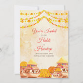 Haldi nodigt uit en Haldi nodigt u uit Kaart (Voorkant)