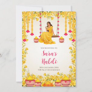 Haldi uitnodigingen Digitale Haldi uitnodigingen P