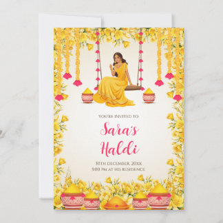 Haldi uitnodigingen Digitale Haldi uitnodigingen P