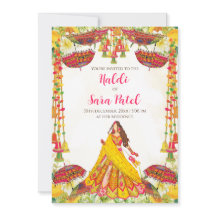 Haldi uitnodigingen & Holud uitnodiging Haldi uitn