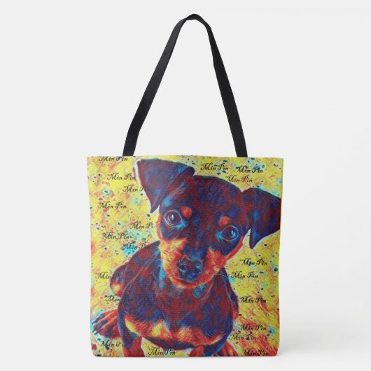 Hale aan de Min Pin Tote Bag (Voorkant)