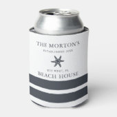 Hale Blue Starfish Family Beach House Blikjeskoeler (Blikje Voorkant)