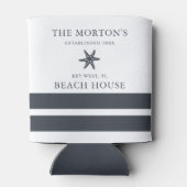 Hale Blue Starfish Family Beach House Blikjeskoeler (Achterkant)