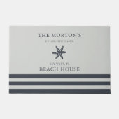 Hale Blue Zee Salt Starfish Family Beach House Deurmat (Voorkant)
