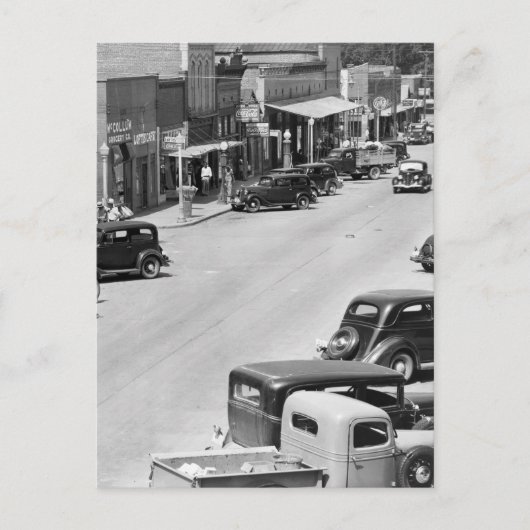 Hale County, Alabama, jaren '30 Briefkaart (Voorkant)