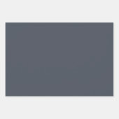 Hale Navy Solid Color Inpakpapier Vel (Voorkant)