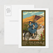 Haleakala Bicycle Rides Hawaii Briefkaart (Voorkant / Achterkant)