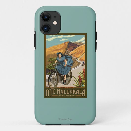 Haleakala Bicycle Rides Hawaii Case-Mate iPhone Case (Achterkant)