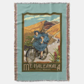 Haleakala Bicycle Rides Hawaii Deken (Voorkant Verticaal)