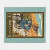Haleakala Bicycle Rides Hawaii Fleece Deken (Voorkant (Horizontaal))