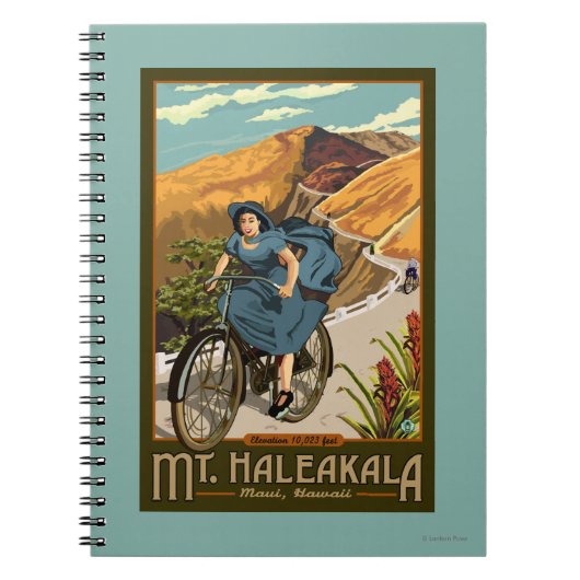 Haleakala Bicycle Rides Hawaii Notitieboek (Voorkant)